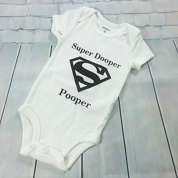 Carter's Other - 💥SOLD💥Super Dooper Pooper Onesie
